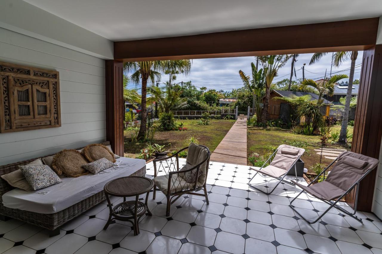 Les Avirons Magnifique Villa Creole Villa Ti Bout Bois Avec Cheminee Au Tevelave מראה חיצוני תמונה