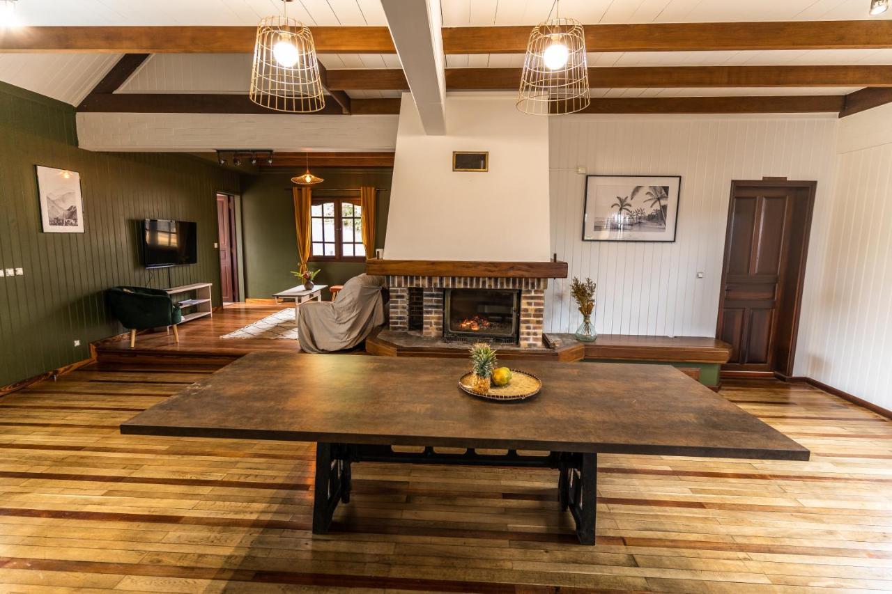 Les Avirons Magnifique Villa Creole Villa Ti Bout Bois Avec Cheminee Au Tevelave מראה חיצוני תמונה
