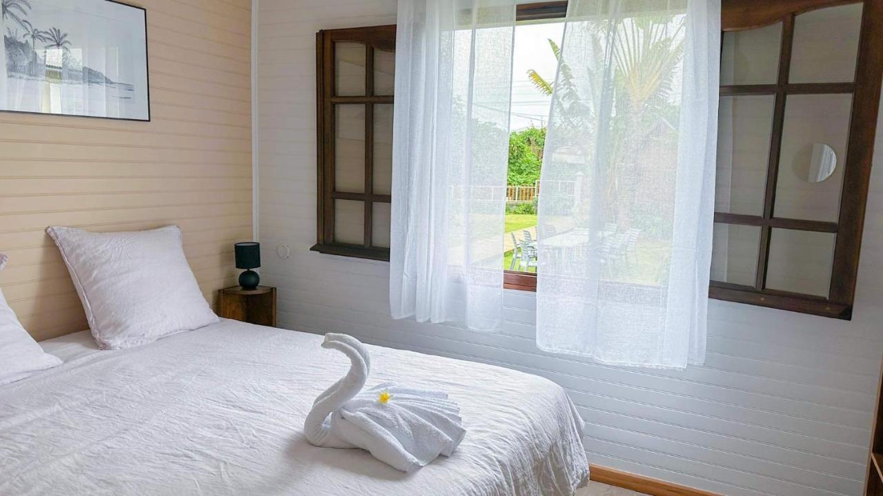 Les Avirons Magnifique Villa Creole Villa Ti Bout Bois Avec Cheminee Au Tevelave מראה חיצוני תמונה